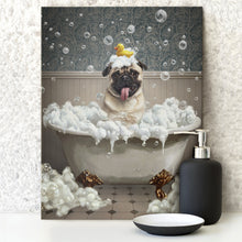 Load image into Gallery viewer, dog bathroom art
