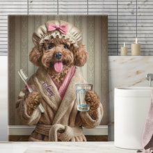 Load image into Gallery viewer, dog bathroom art
