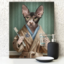 Load image into Gallery viewer, Cat bathroom art
