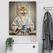 Load image into Gallery viewer, cat bathroom decor
