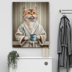 cat bathroom decor