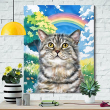 Load image into Gallery viewer, watercolor of your pet
