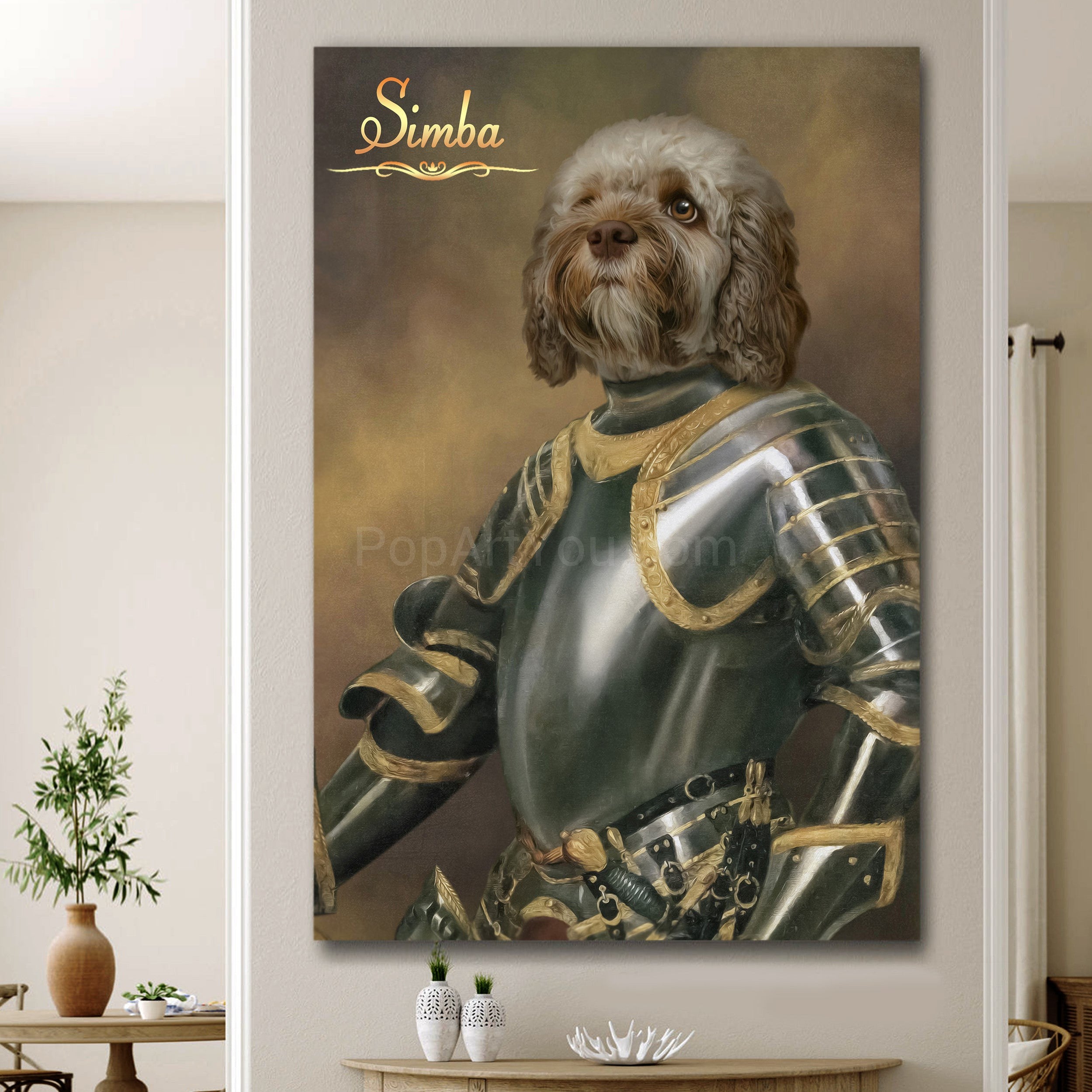 Dog clearance knight armor