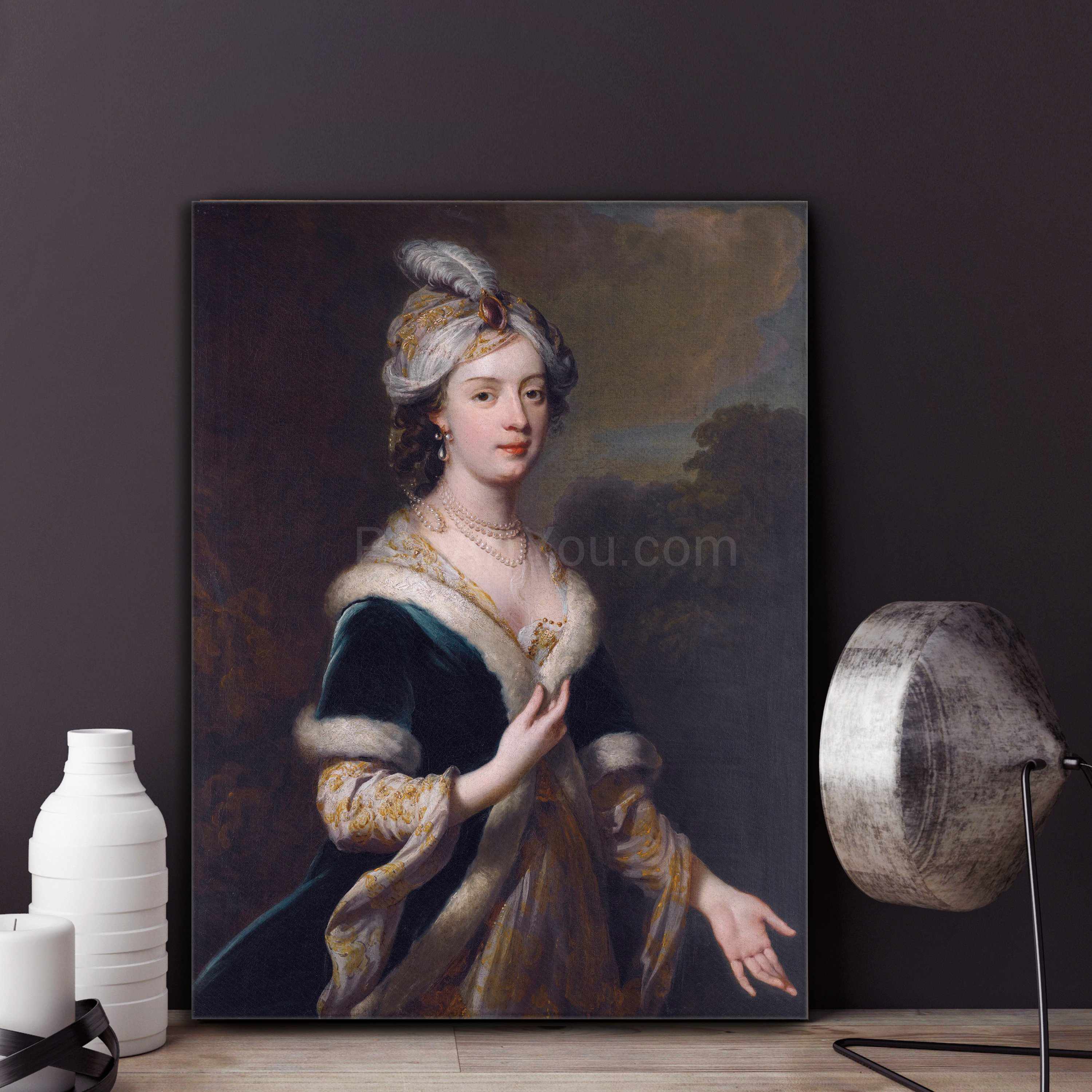 Portrait of Marie Antoinette From Your Photo, Custom Digital Portrait,  Personalized Historical Portrait, Female Portraits, Gift for Her 