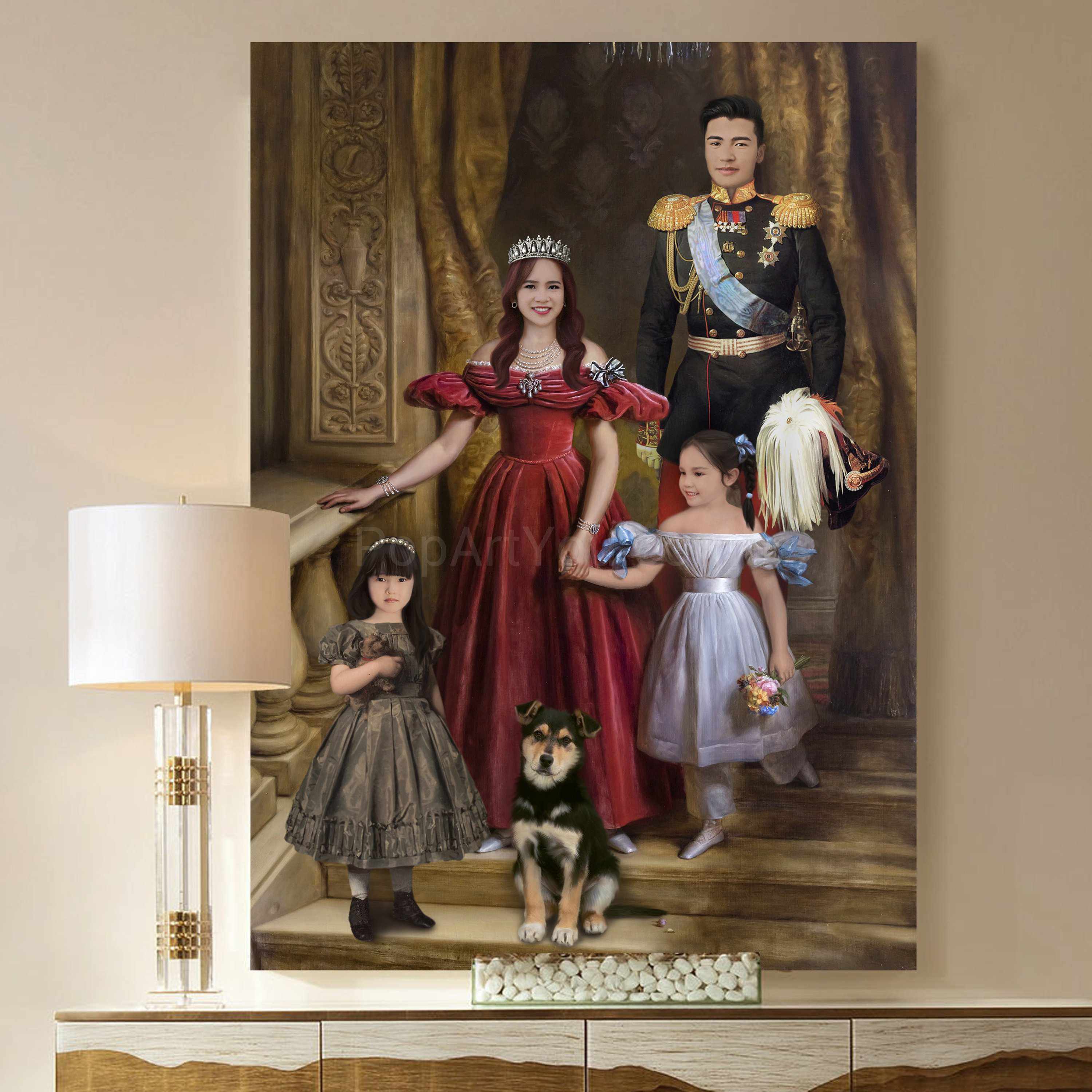 Custom Family Portrait Painting From Photos